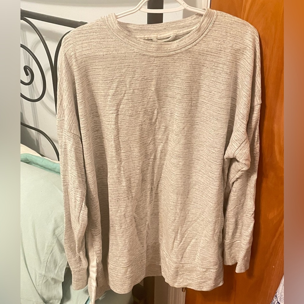 Aerie Oversized Marled Crewneck sweatshirt